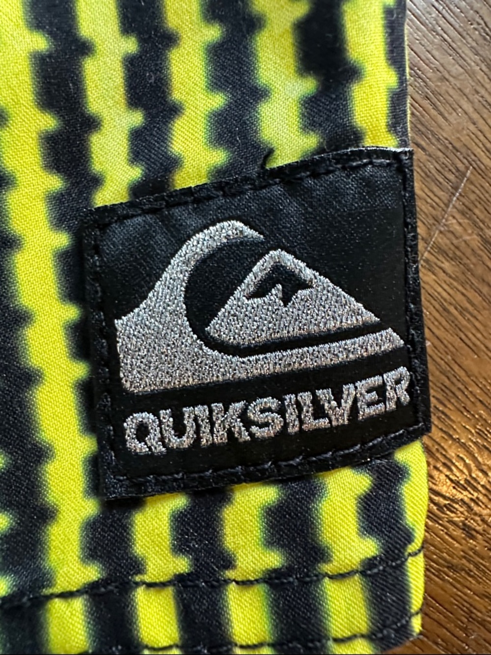 Quiksilver Neon Surf Graphic Board Shorts - Black Accents - Picture 4 of 6